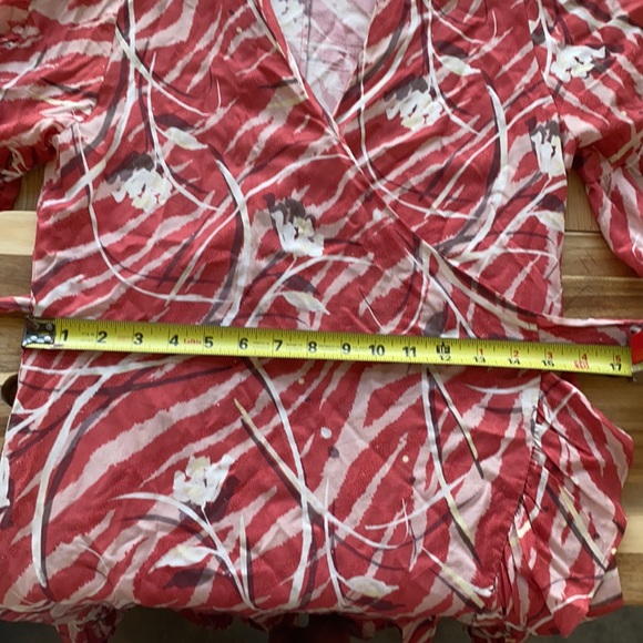 All Saints Print Wrap Dress - Picture 5 of 7